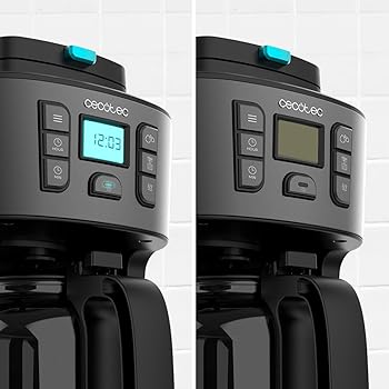 Cafetera de Goteo Coffee 66 Grind & Drop Essential. 1086W, Molinillo de Cuchillas, Hasta 12 Tazas, Tecnología Extremearoma, Cafetera de Goteo Digital, Acero Inoxidable, Apagado Automático5