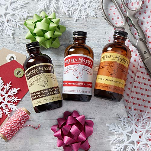 image for Nielsen-Massey Holiday Gifts Food Flavoring Bundle, Almond Extract, Pe