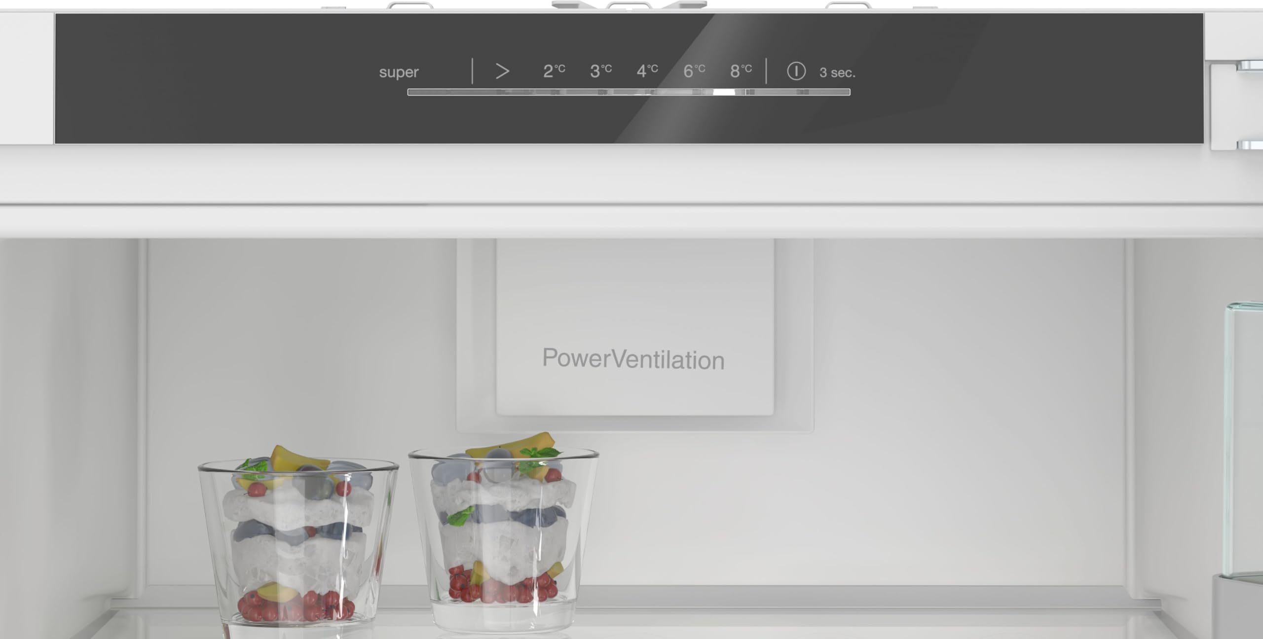 Siemens iQ500 Einbau-Kühlschrank 177,5 x 56 cm Nische, KI81RADC0, 310 L Kühlen, Made in Germany, hyperFresh 0°C Schublade, superKühlen, LED-Beleuchtung, varioShelf, SoftClosing-Türsystem