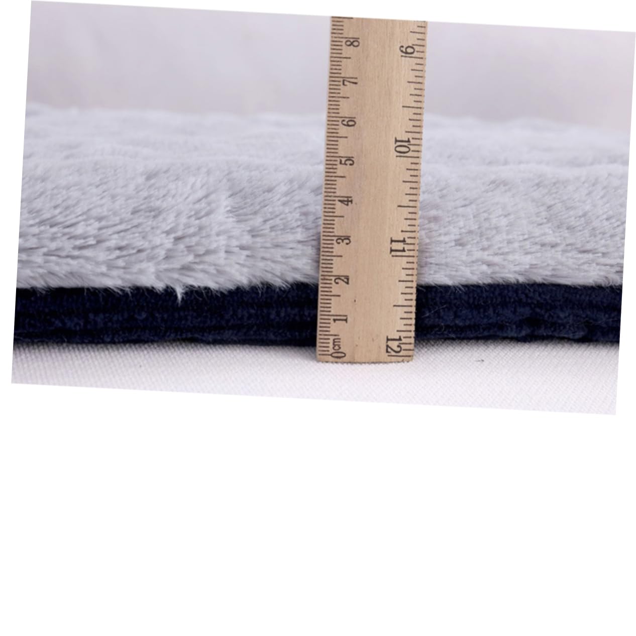 Levemolo Reversible Plush Dog Mat Cushion for Warm Sofa Protector Floor Mattress Soft Two Sided for Dogs and Cats S Navy Blue for All Seasons