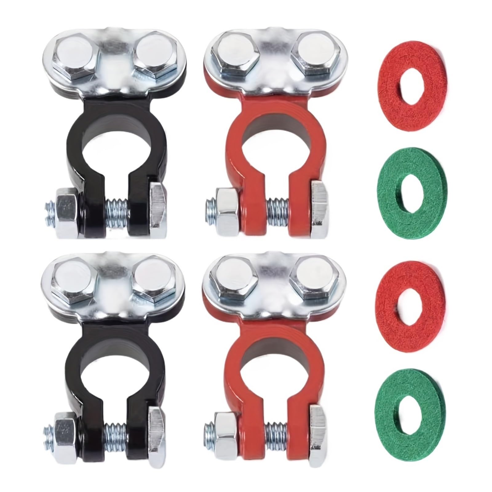 Connettore per morsetto terminale batteria Morsetto universale for batteria for auto Morsetto for clip Terminale for batteria in lega di alluminio Accessori