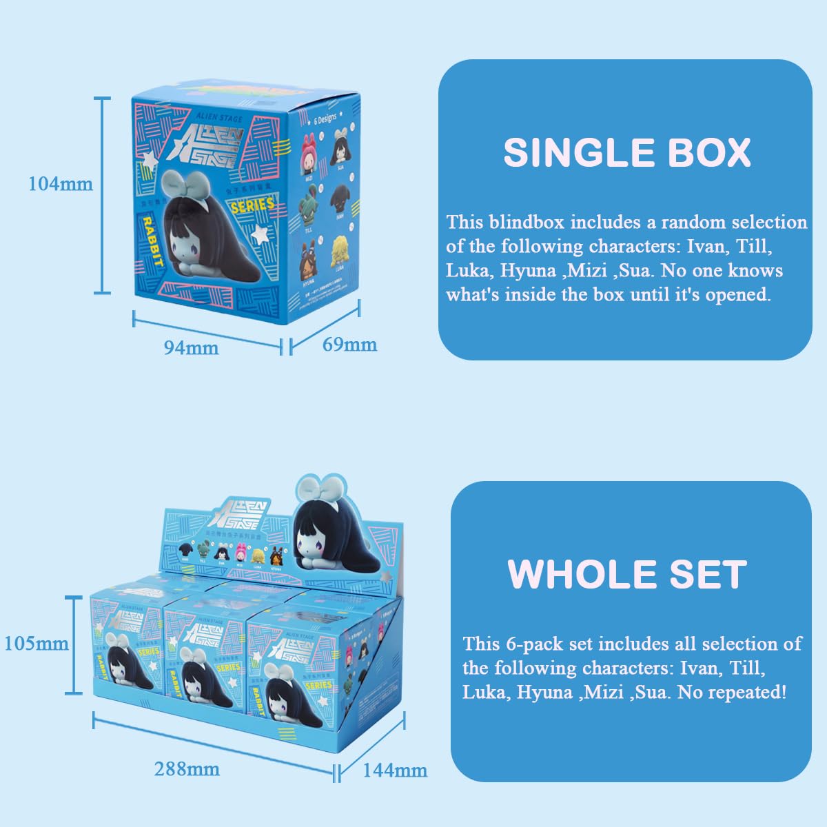 Amazon.co.jp: YJacuing エイリアンステージバニーシリーズブラインド