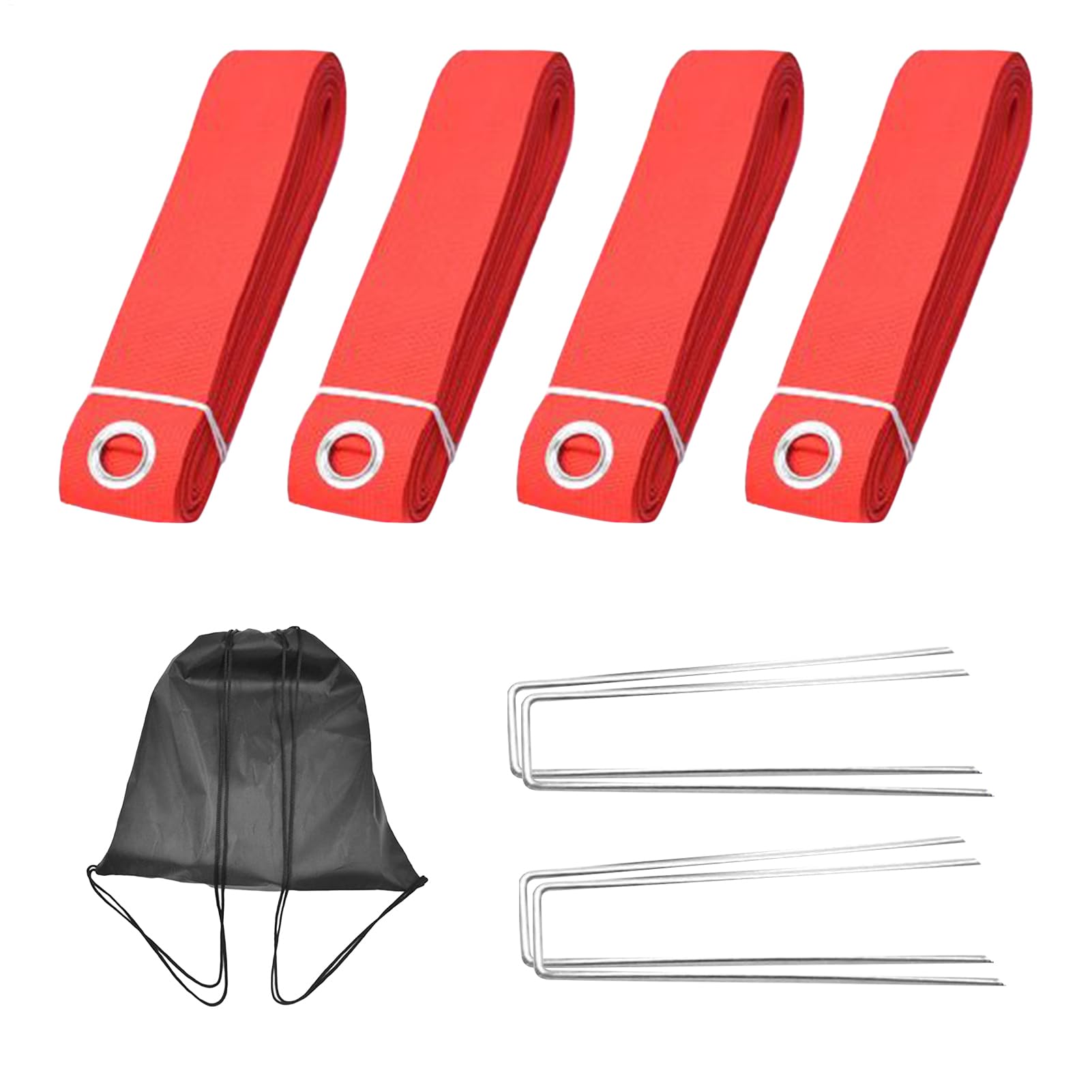Beach Volleyball Lines, Foldable Outdoor Court Marking Set, Portable Sports Boundary Tape for Backyard, Park, Practice, Home, Training, Travel, Beach Game Setup, Mehrfarbig