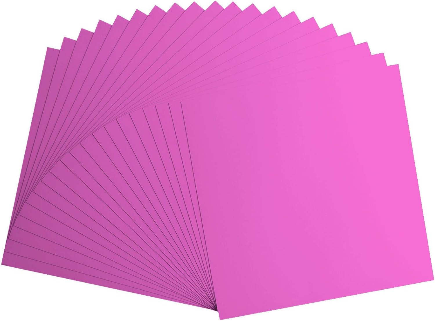 Florence Cardstock Smooth - Coloured Card Making Supplies 12 x 12 inch - Pink - 20 Sheets - Coloured Paper for Scrapbooking, Card Making, Die Cutting and Paper Crafts - 216 GSM - Fuchsia