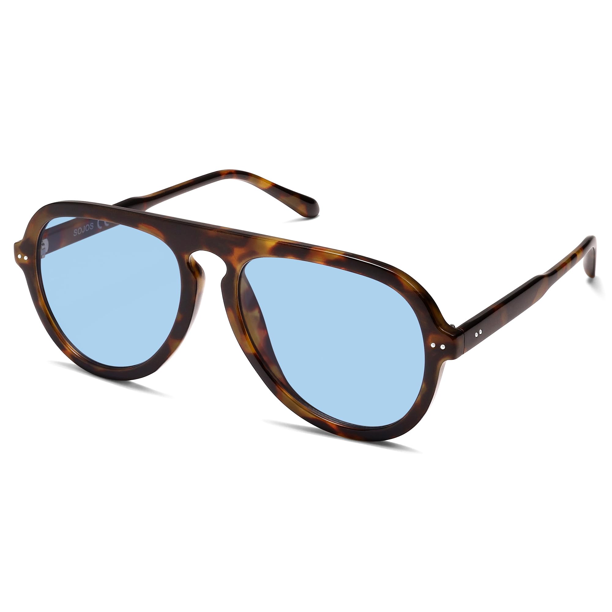 SOJOS Retro Aviator Sunglasses SJ2255