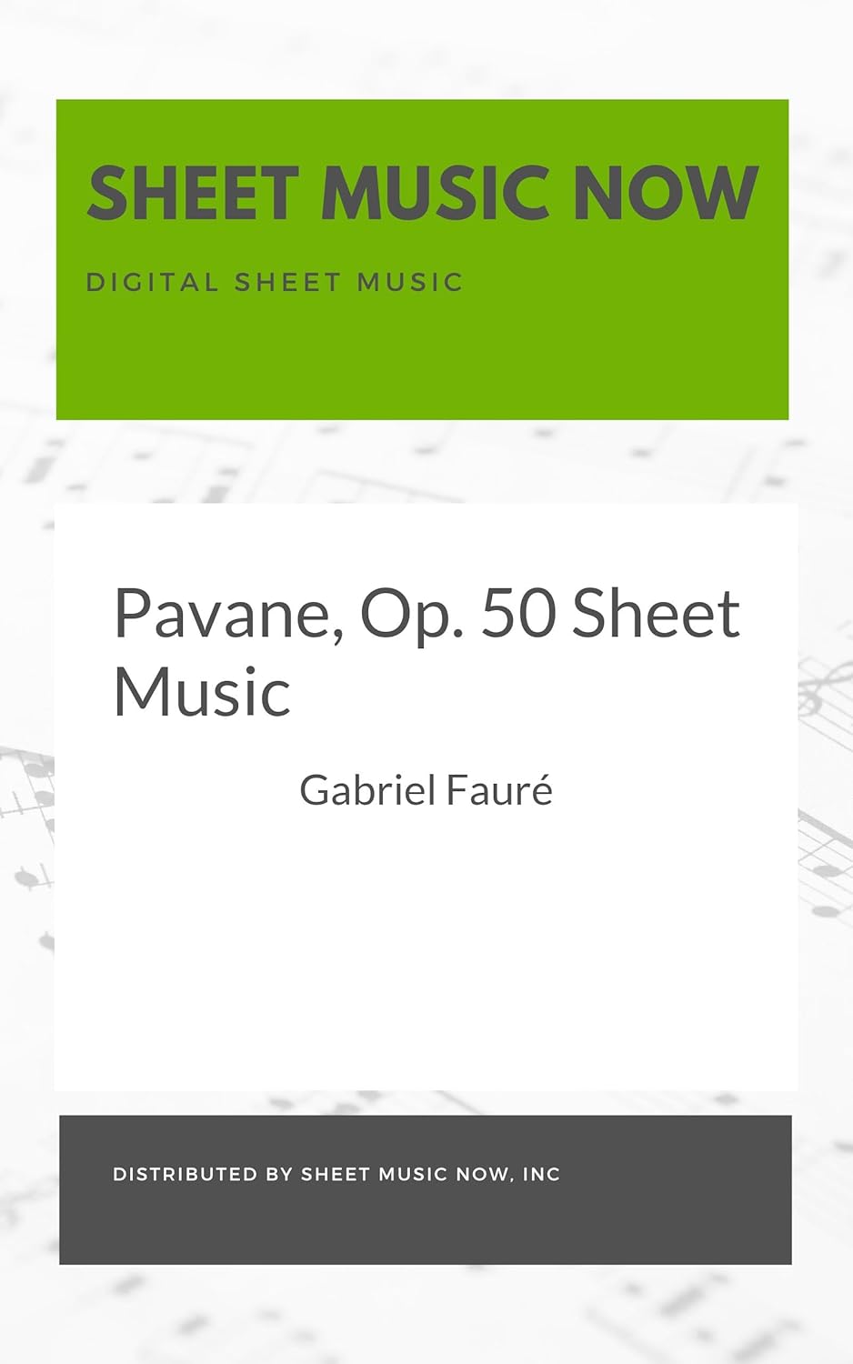 Pavane, Op. 50 Sheet Music      Kindle Edition