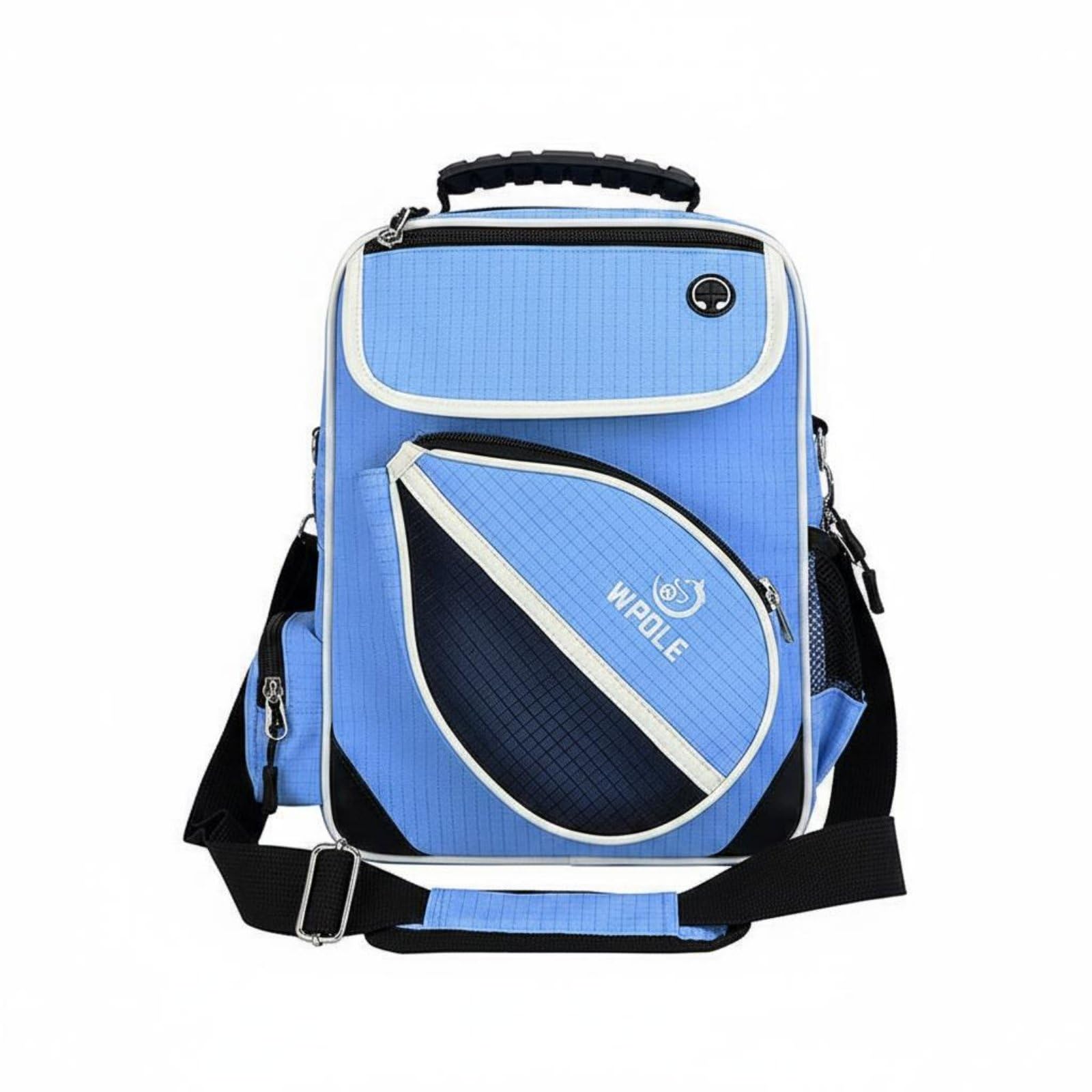 Table Tennis Bag Portable Badminton Racket Bag Zippered Badminton Racket Case for Competition, Training, Sky Blue|Home Improvement|Household essentials repair kit|Must have home tools|maintenance tool-image-24