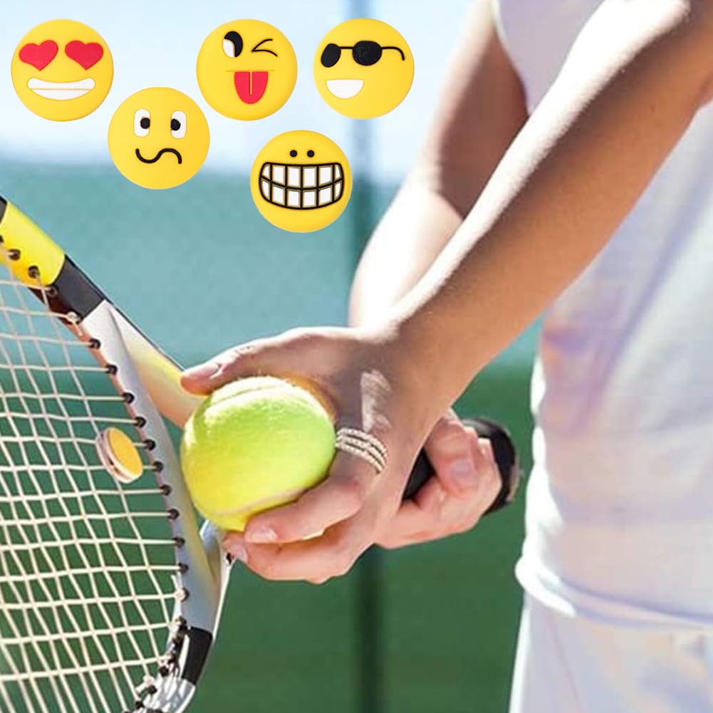 Tokaneit Ammortizzatore per Racchetta da Tennis in Silicone 5 Pezzi