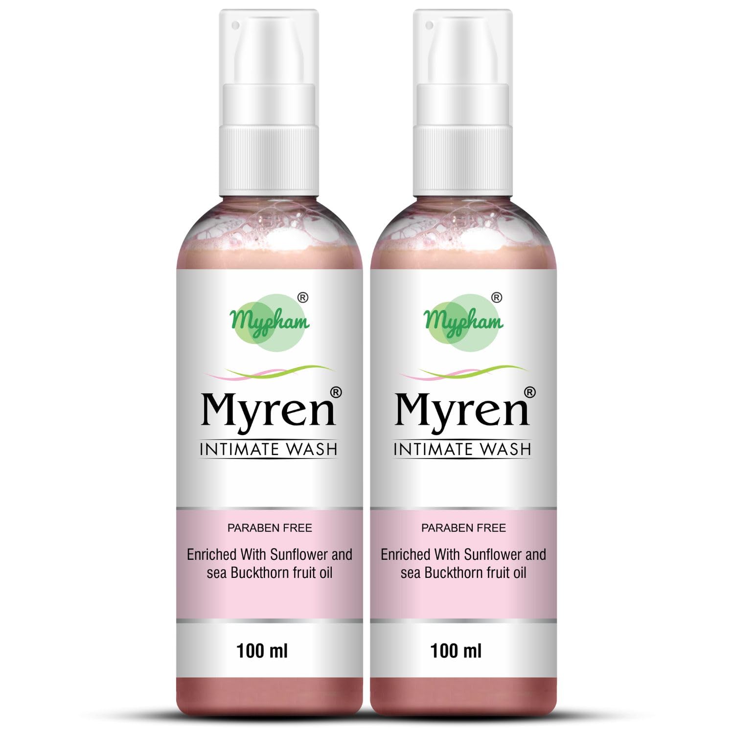 mypham Women Intimate Wash | Myren Vaginal Wash,Intimate Area Cleaner/Cleanser Prevents Itching & Smell | Maintains Vaginal pH Balance & Hygiene | Safe to Use - 100 ML X 2 (B0CDNDB9X8) Amazon Price History, Amazon Price Tracker
