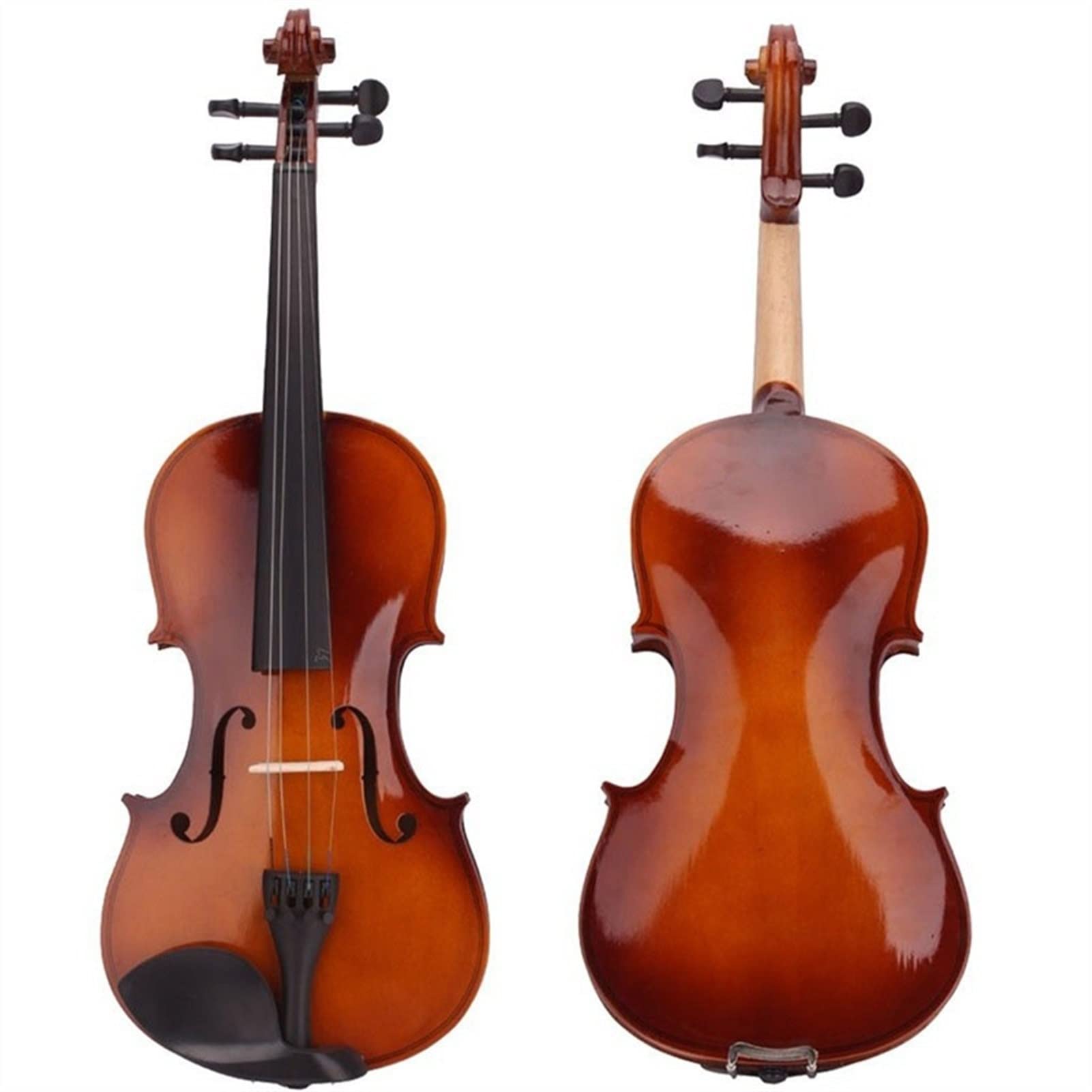 Estudiante violín 4/4 3/4 1/2 1/4 1/8 Tamaño Violín De Violín Acústico W/Case Bow Color Juego para Estudiante para Principiantes (Color : 4/4)