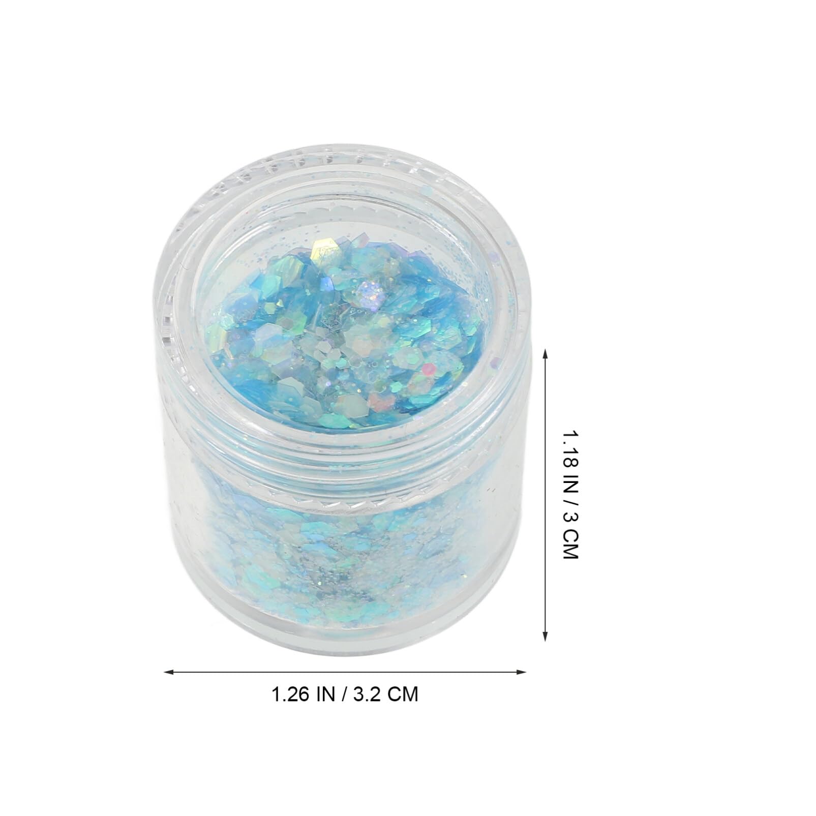 HOODANCOS Nail Glitters Manicure Accessories Easy Apply Nail Sequins for Natural Artificial Nails Home Dec