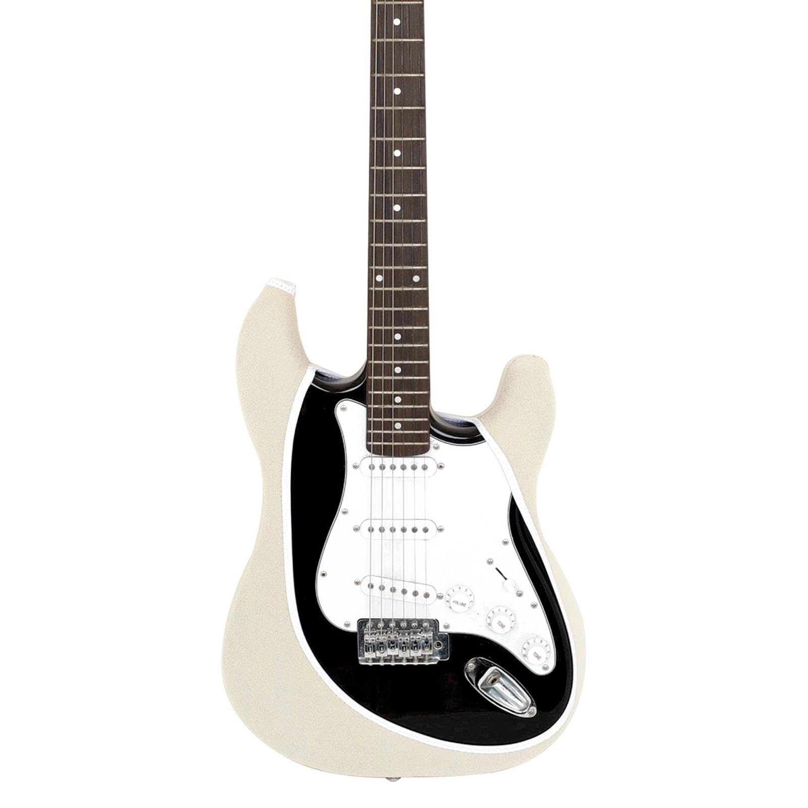 Jeffergarden Manchons de Protection du Corps de Guitare électrique, Housse de Prévention de la Poussière et des Chocs pour Guitares de la Série St 39 Pouces (Beige)