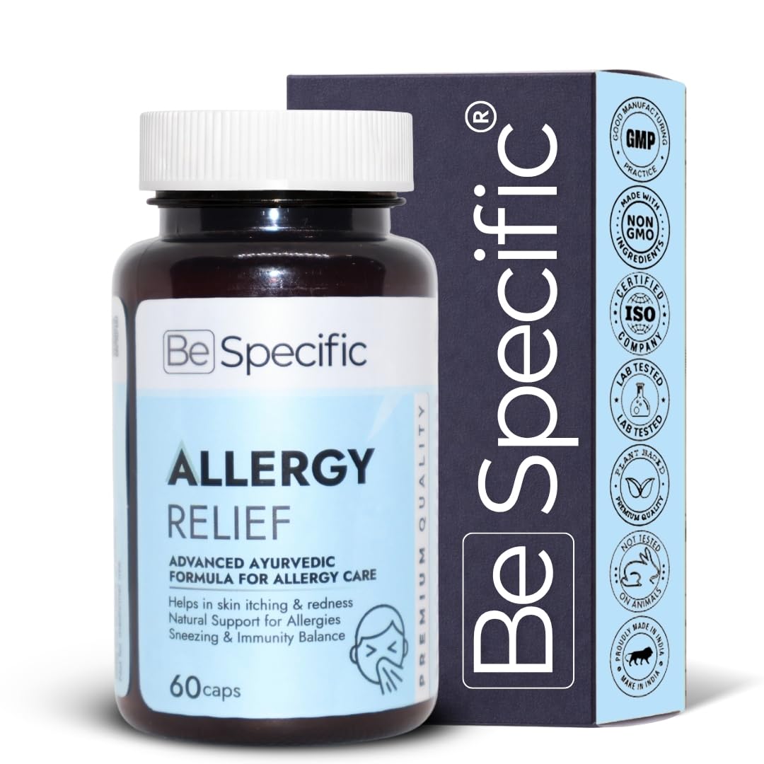 Allergy Care Capsules (60) | Ayurvedic Formula with Natural Extracts | Supports Relief from Seasonal Allergies, Sneezing, Dust Sensitivity & Skin Allergies | Daily Immunity Support-picture-17