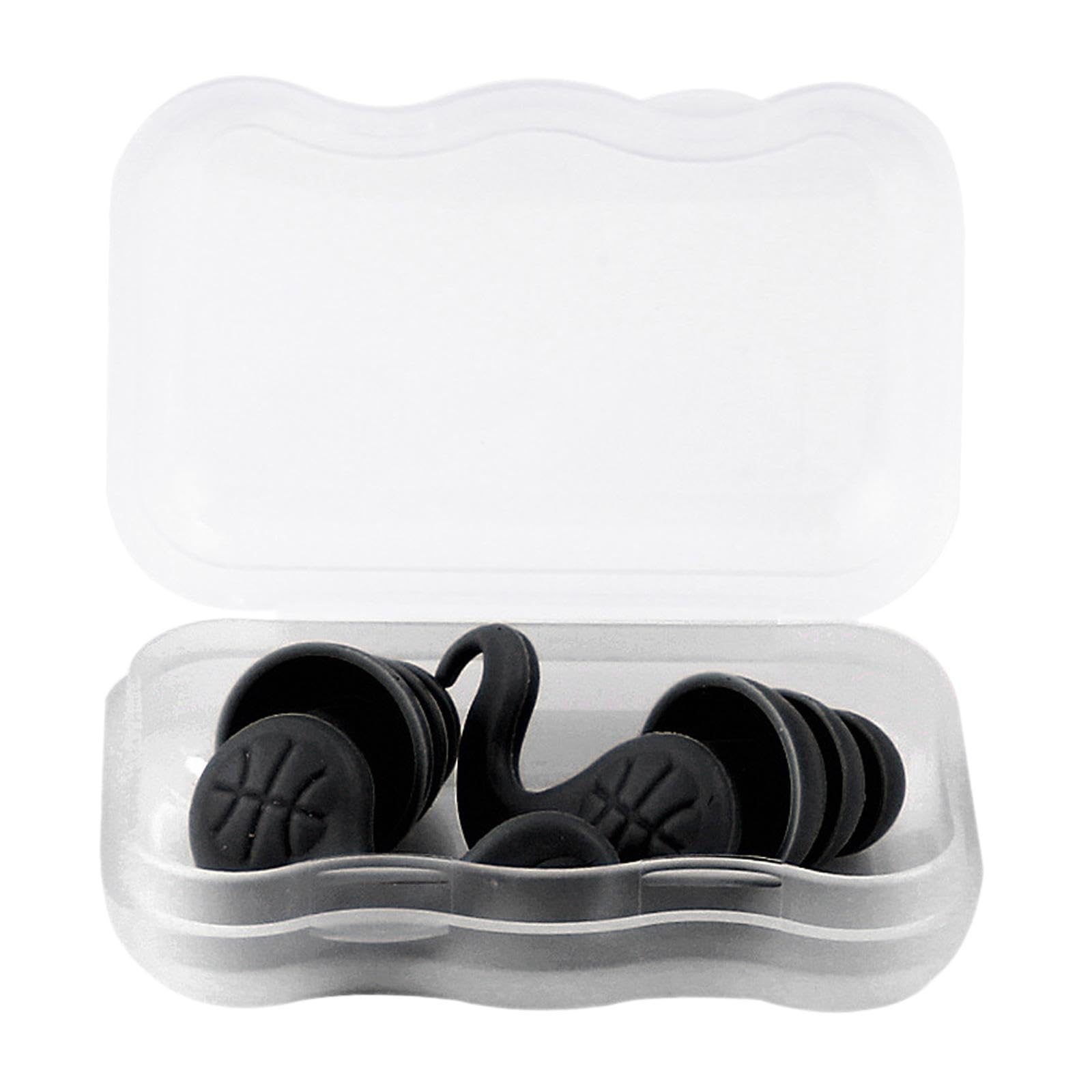 LOOM TREE® Swimming Ear Plugs With Box Reusable For Sleeping Diving Bathing Black | Facility Maintenance & Safety | Personal Protective Equip/Ppe | Ear Plugs & Ear Muffs | Ear Plugs-image-40