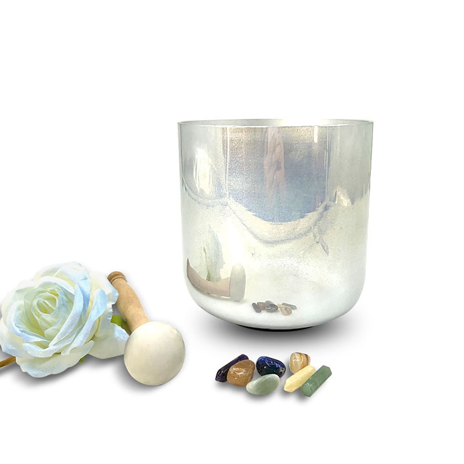 Amazon | クリア クリスタル シンギング ボウル - シルバー アルケミー