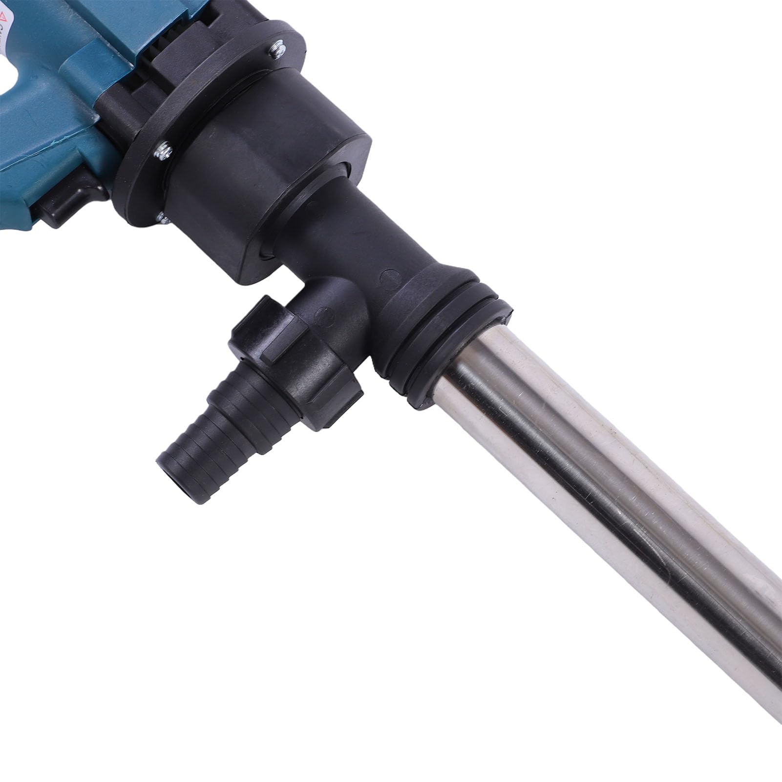 Annadue Bomba de Aceite Eléctrica, Bomba de Transferencia de Fluido Portátil con Tubo de Acero Inoxidable, de Eléctrica para Agua Lubricante Líquido de Baja Viscosidad, Extractor de Aceite de