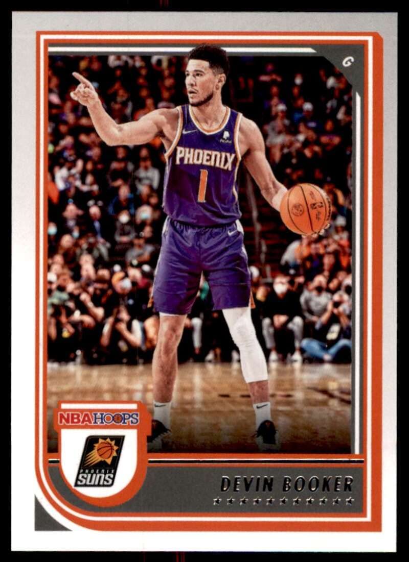 2022-23 Panini NBA Hoops #164 Devin Booker NM-MT Phoenix Suns Basketball Trading Card NBA