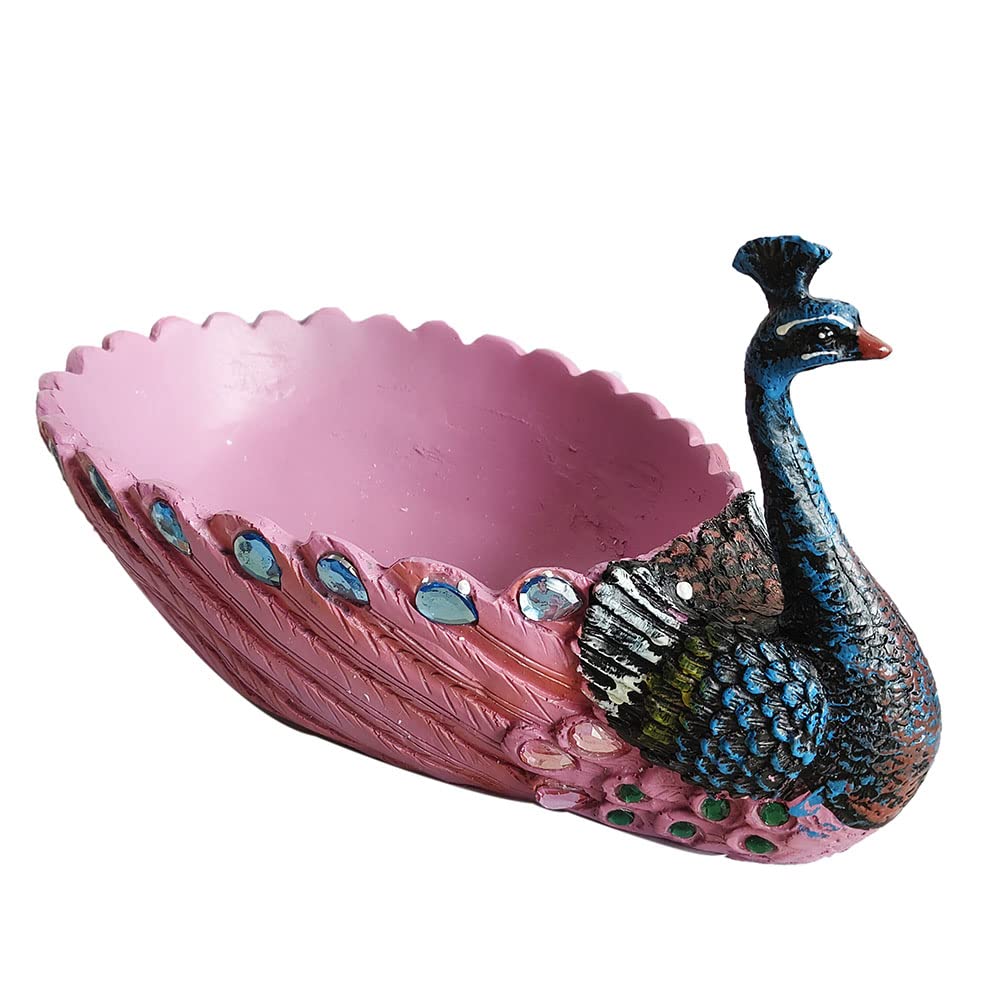 Pot de fleurs paon rose 24 cm pour maison jardin et décoration intérieure