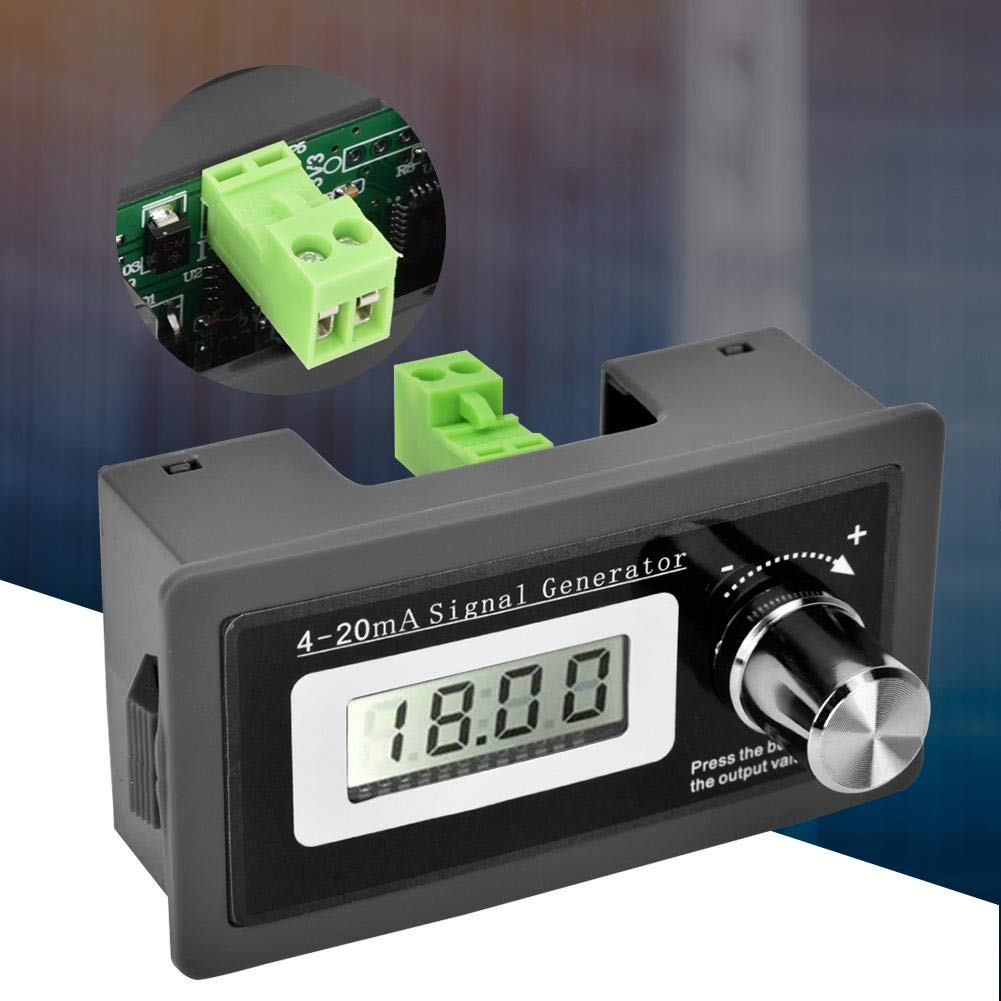 Nikou Générateur de Signal de boucle de courant 4-20mA haute précision LCD transducteur à deux fils Test transducteur de Signal de courant