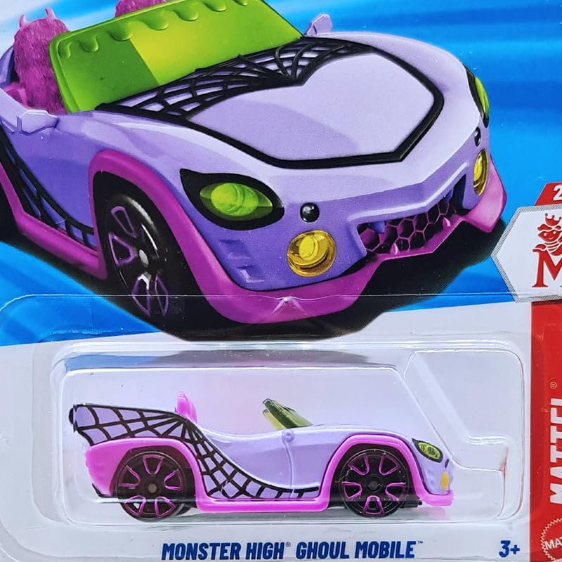 Image of Hot Wheels Monster High Ghoul Mobile Mattel Ages 3 and Up 48 /250 (Pink)
