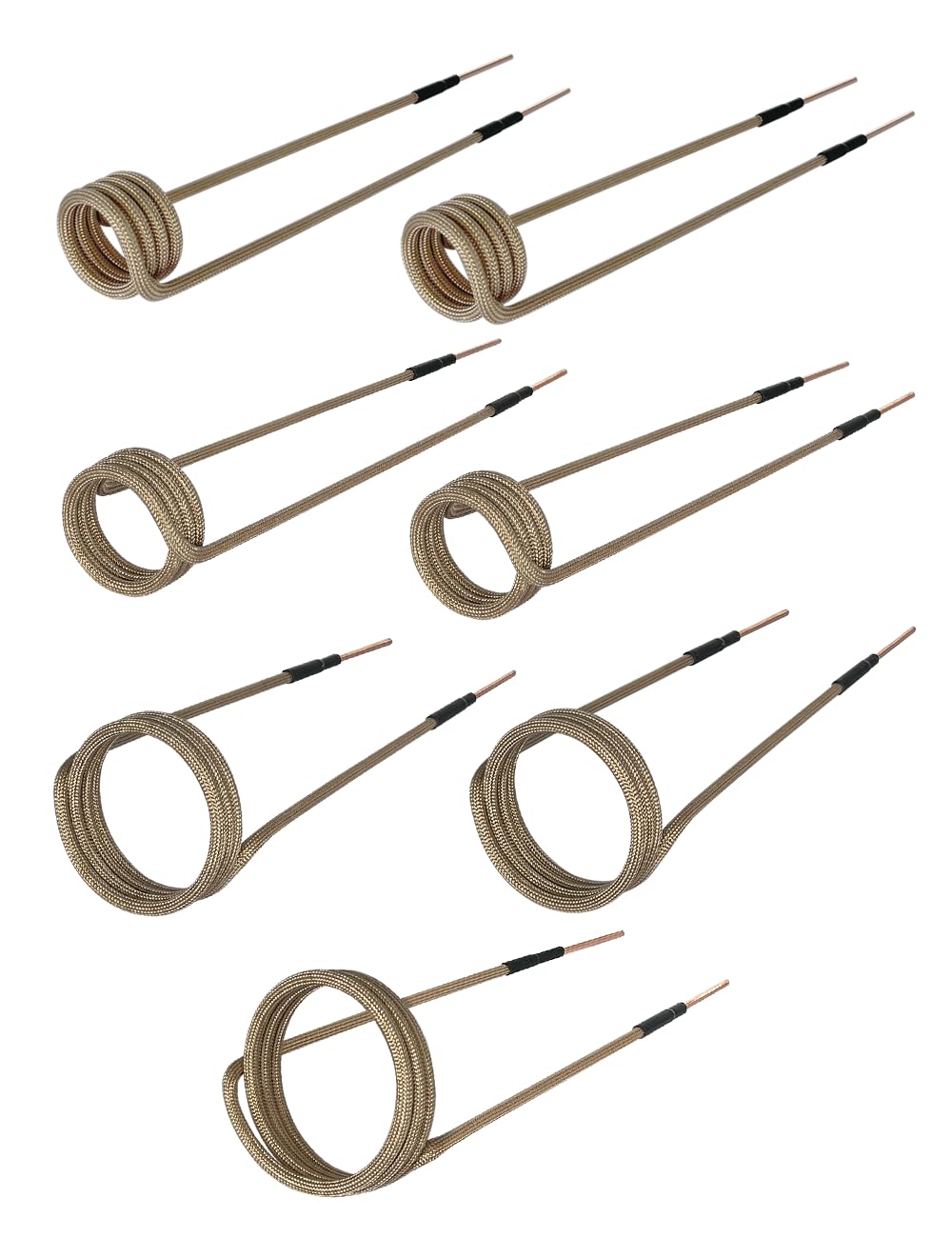 Solary Magnetische Induktionsheizspule, flammenloses Induktionswärme-Zubehör (7 Spulen)