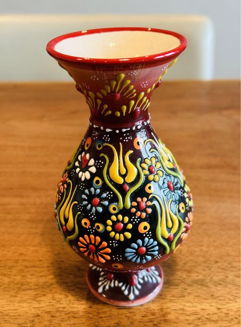 Amazon.co.jp: Nimet工房 トルコ伝統工芸 花瓶 フラワーベース