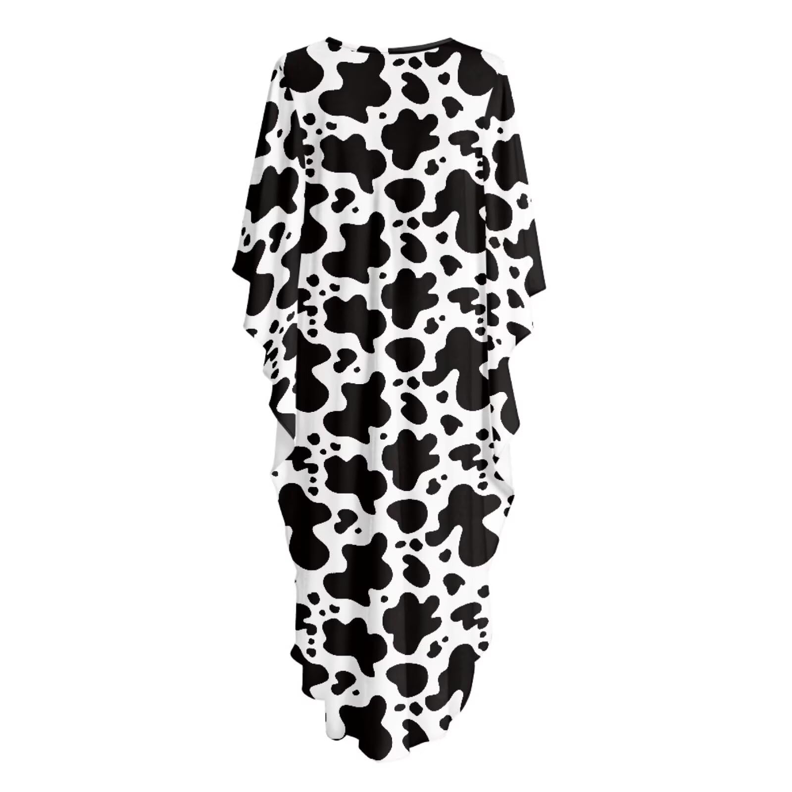 Poceacles Vestido caftán para mujer, talla grande, para cubrir el traje de baño, manga murciélago, verano, largo, caftán, playa, vestido maxi