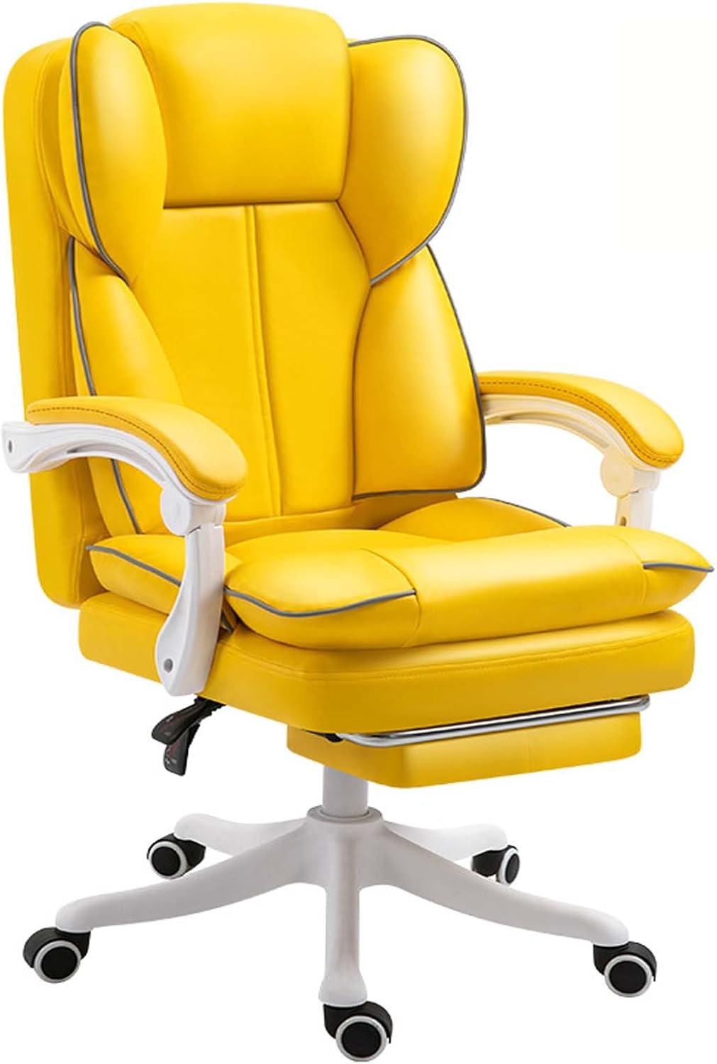 Executive Office Chair, Ergonomic Computer Desk Chair, PU Leather Swivel Work Chair