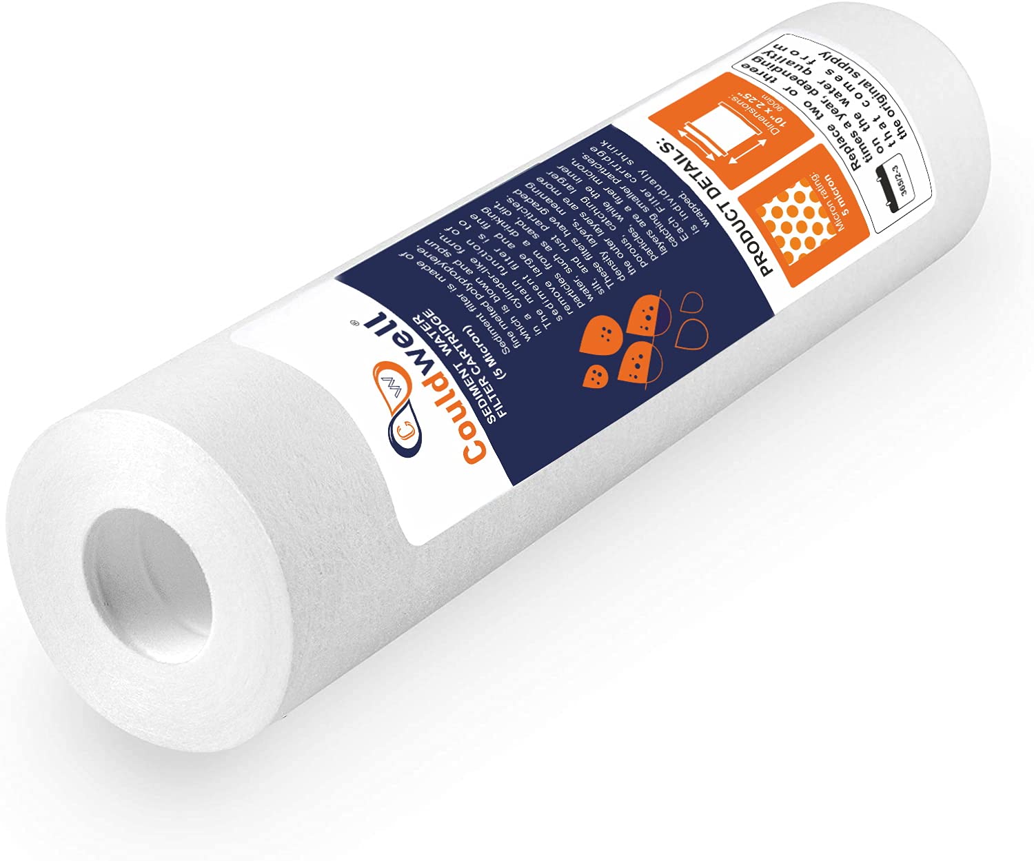 10" Sediment Filter Cartridge - RO Water Purifier Replacement -2 10" Sediment Filter Cartridge - RO Water Purifier Replacement -2