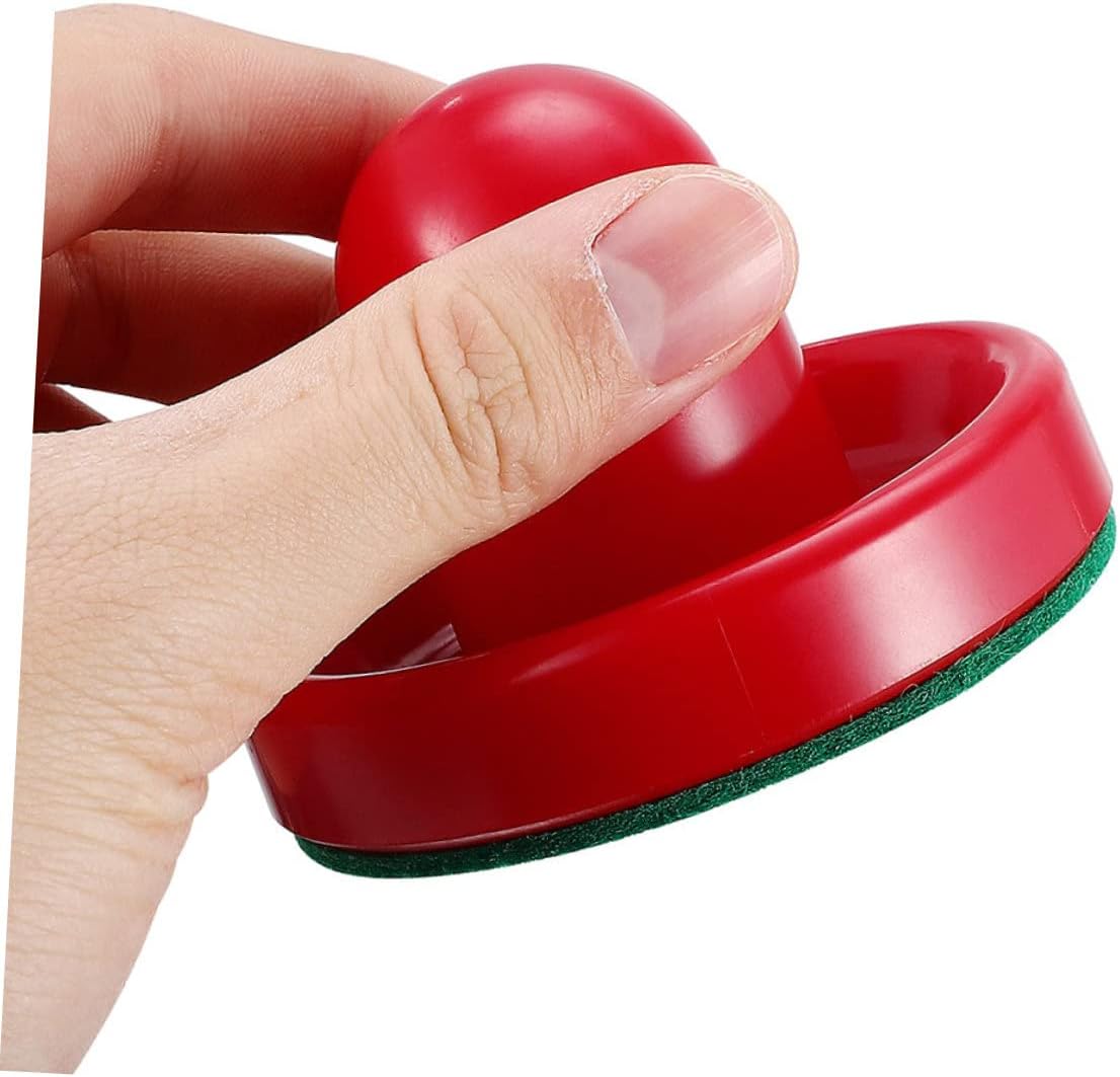 BESPORTBLE 2sets Air Hockey Replacement Pucks and Paddles Air Hockey Accessories Cloth Pucks and for Game