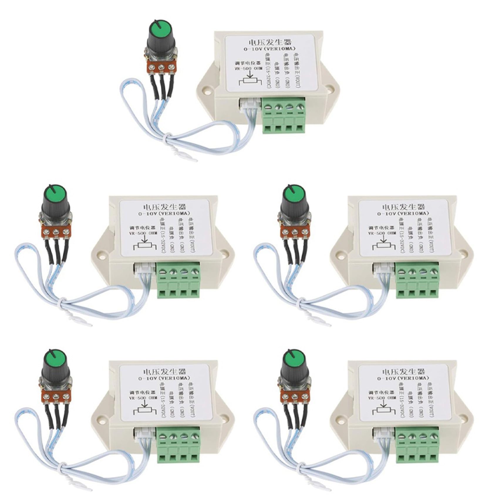 Jnchdghwa White 5X Dc Voltage Generator Module 0-10V 10Ma Adjustable Analog Voltage Signal Generator Used For Plc Mcu Industrial