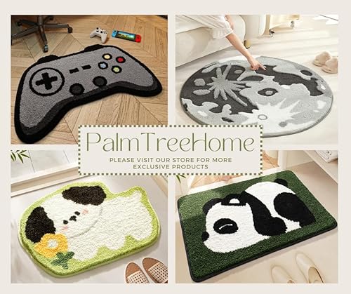 Palmtreehome POLYESTER Cute Animal Rug, Adorable Mat, Cartoon Floor Mats, Non Slip Extra Absorbent Soft Bath Rug, Machine Washable thumb #6