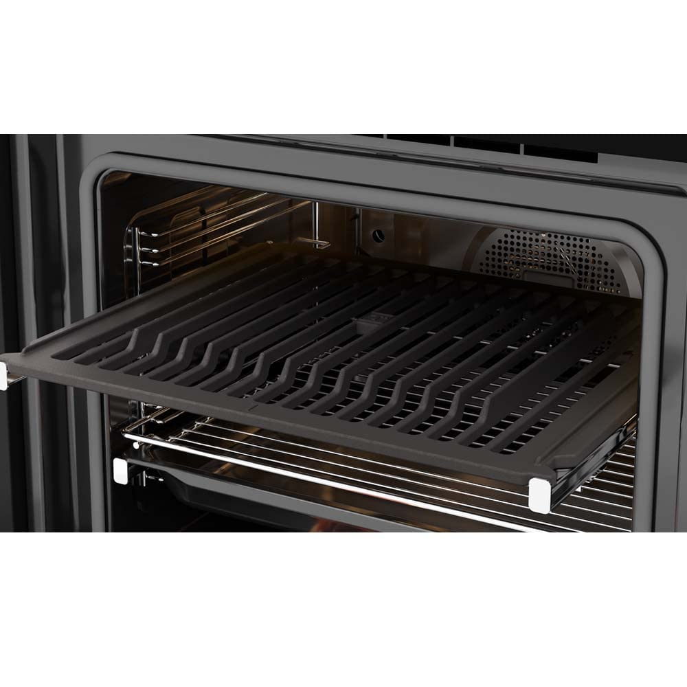 Teka SteakMaster - Horno Pirolítico Multifunción Steakmaster, Horno Especial Carne con Sistema de Limpieza DualClean y Cristal Negro - 5 Años de Garantía