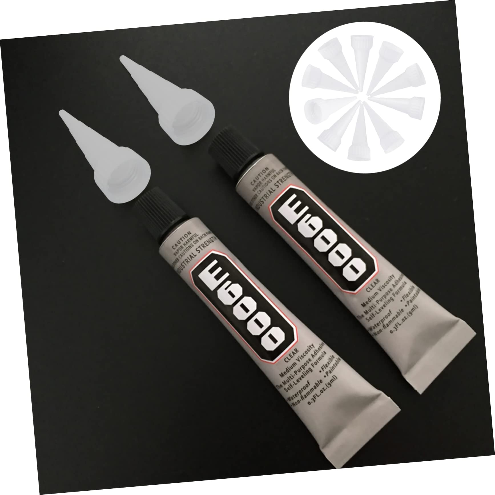 jojofuny 30 Pcs Cell Phone White Paste Drill