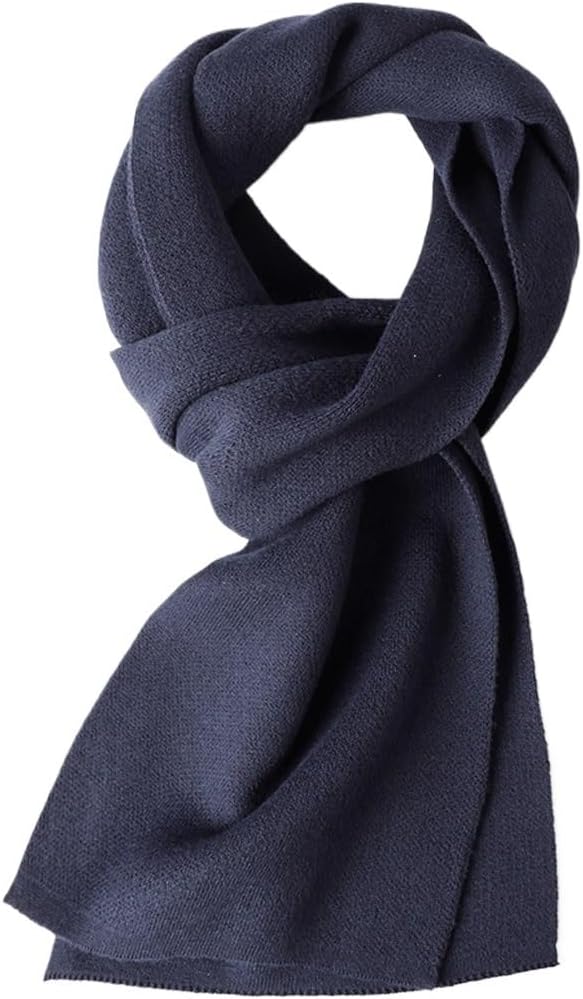 Men's scarves, men's business knitted, autumn and winter warm