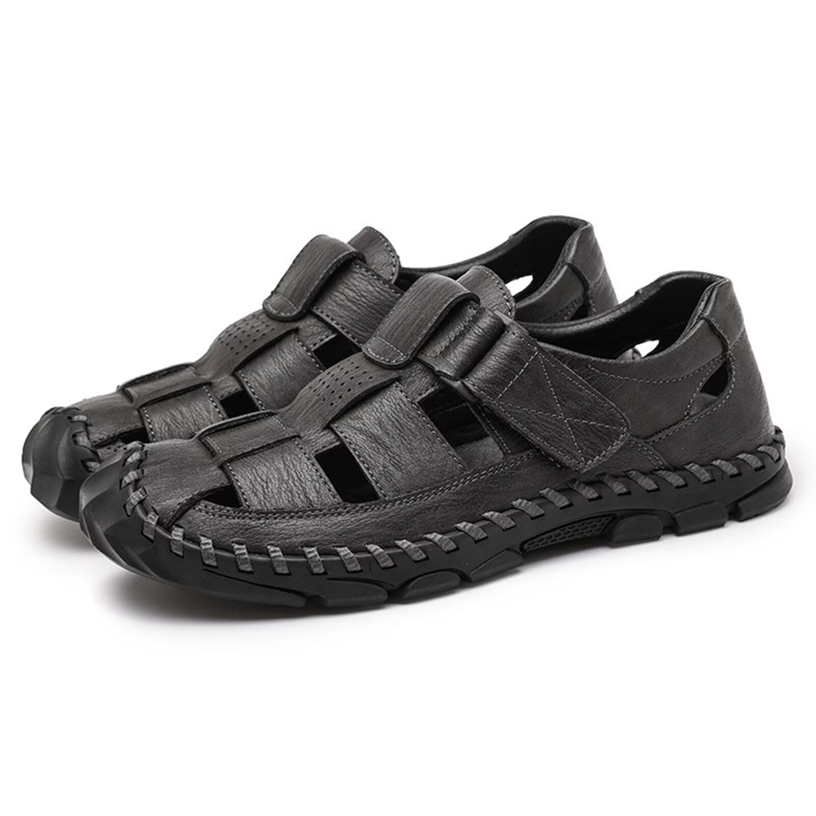 Rivccku Sandalias Deportivas Hombre Verano Sandalia de Senderismo Exterior Antideslizantes Casual Trekking