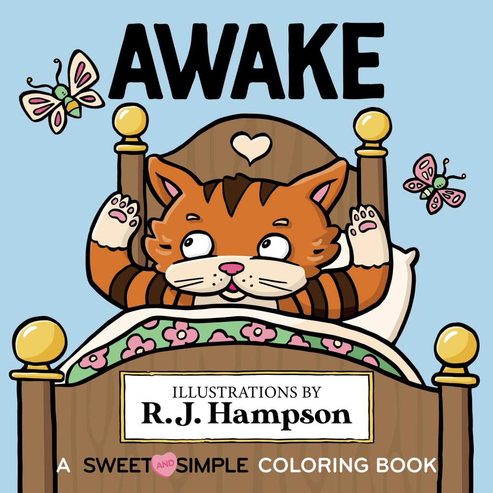 Awake: A Sweet And Simple Coloring Book (Sweet and Simple Coloring Books) Paperback – June 28, 2024