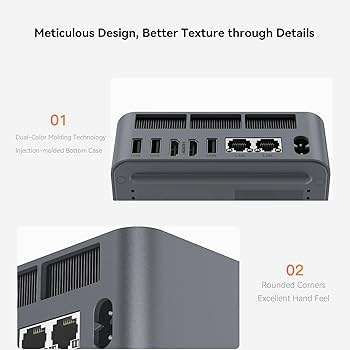 Amazon.com: Beelink EQR7 Mini PC, AMD Ryzen 7 7735HS(6nm, 8C/16T
