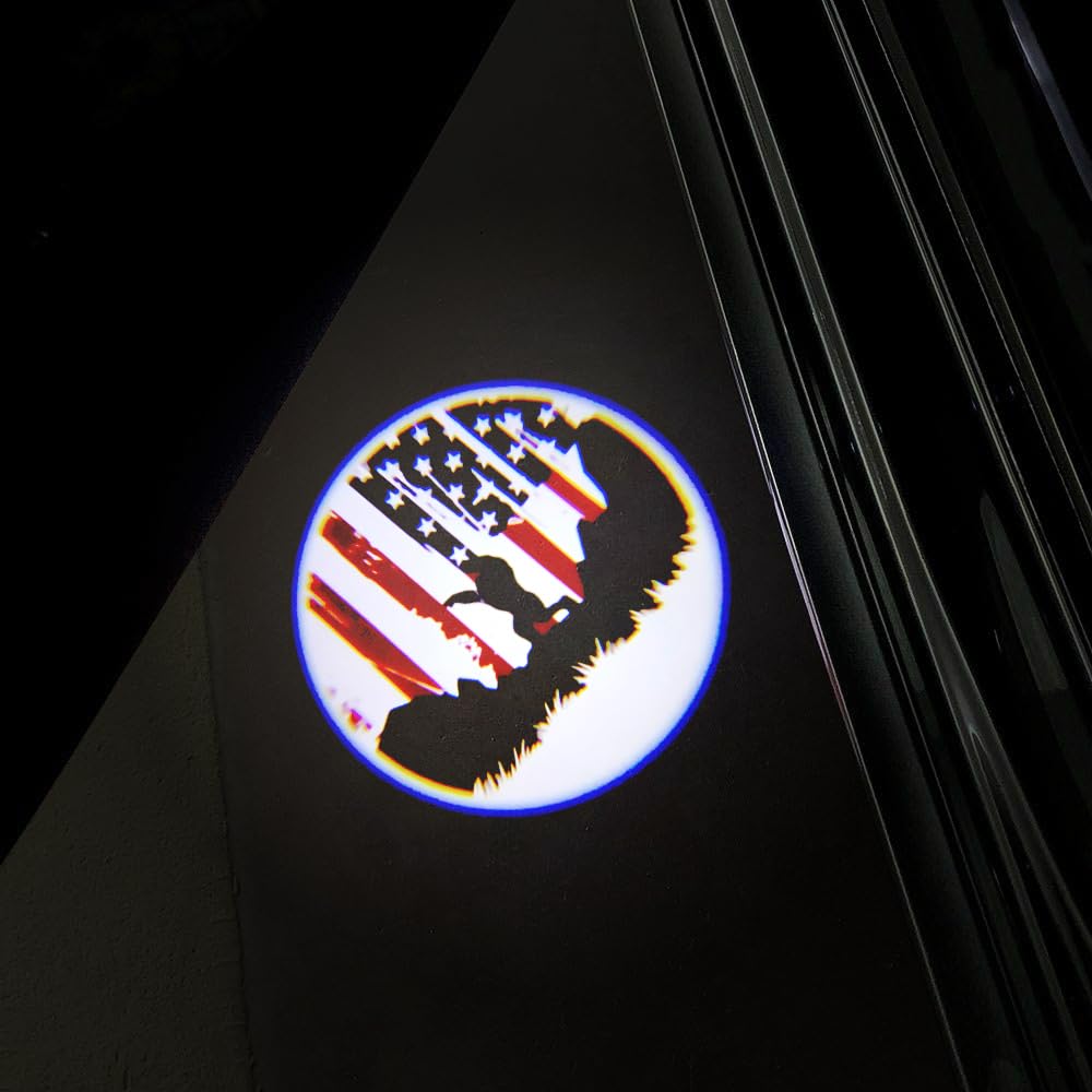 2 Pcs Car Door Logo Lights Car Projection LED Projector Door Shadow Light Welcome Light Puddle Lights Compatible for RDX MDX TLX RLX TL ZDX Accessories (04)