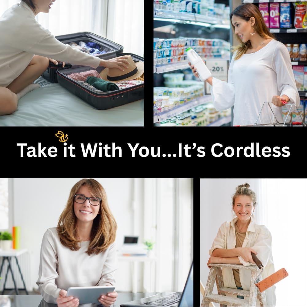 Cordless Red Light Therapy Belt | New Long Lasting Battery | Pain Relief | Red Light & Infrared Light Technology | 660nm 850nm Infrared Light