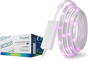 Nanoleaf Essentials Bluetooth Thread & WiFi Smart RGBCW 16M+ Color LED Cuttable Lightstrip 80" (2M) Starter Kit with Remote