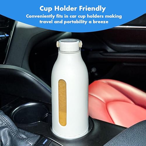 Miniatura 6 de HydraBlend - Licuadora de viaje portátil para batidos y batidos, licuadora personal de 14 onzas con 4 cuchillas de acero inoxidable, sin BPA,