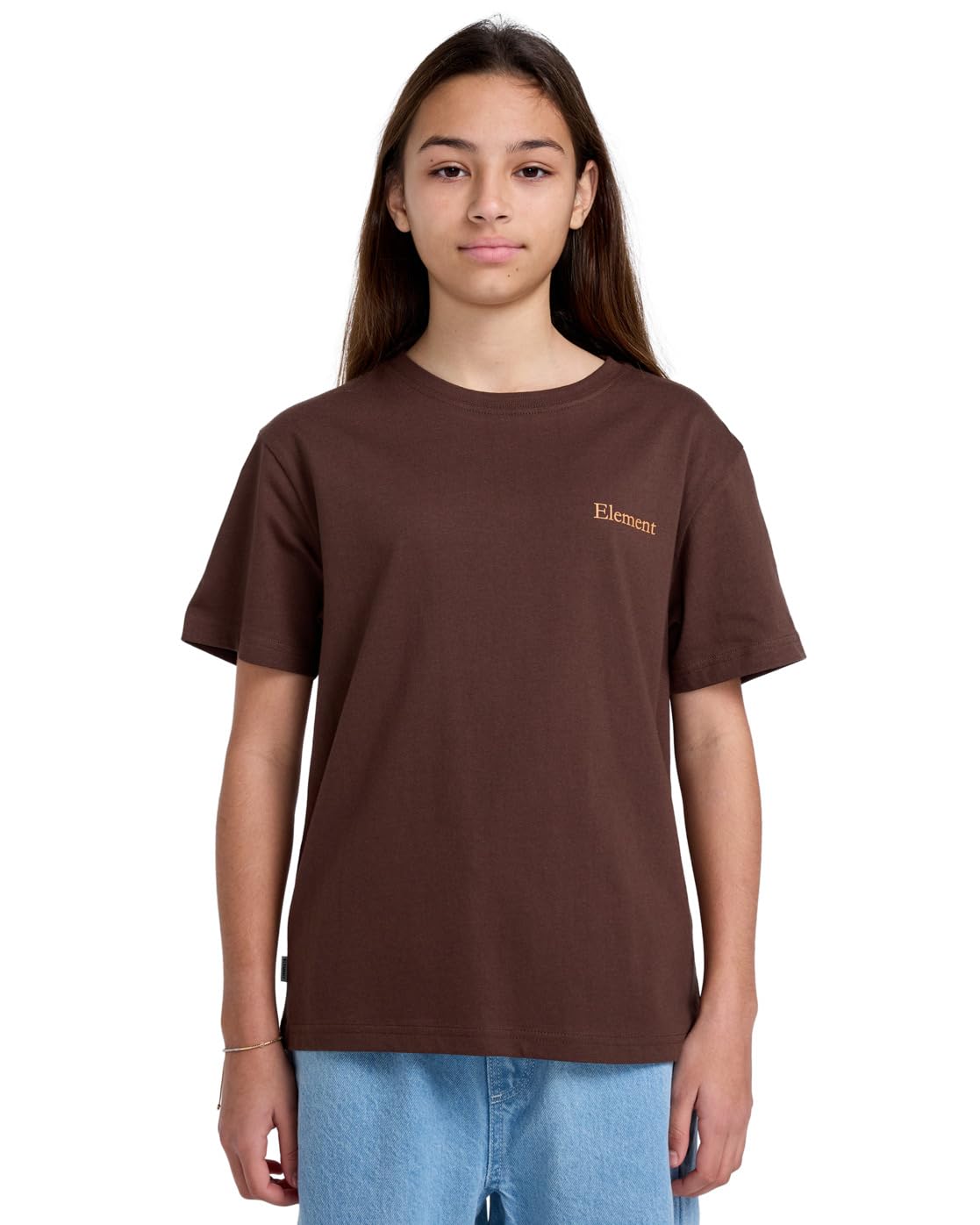 Element T-Shirt SBXE Prevent SS Y Boys Brown M/12