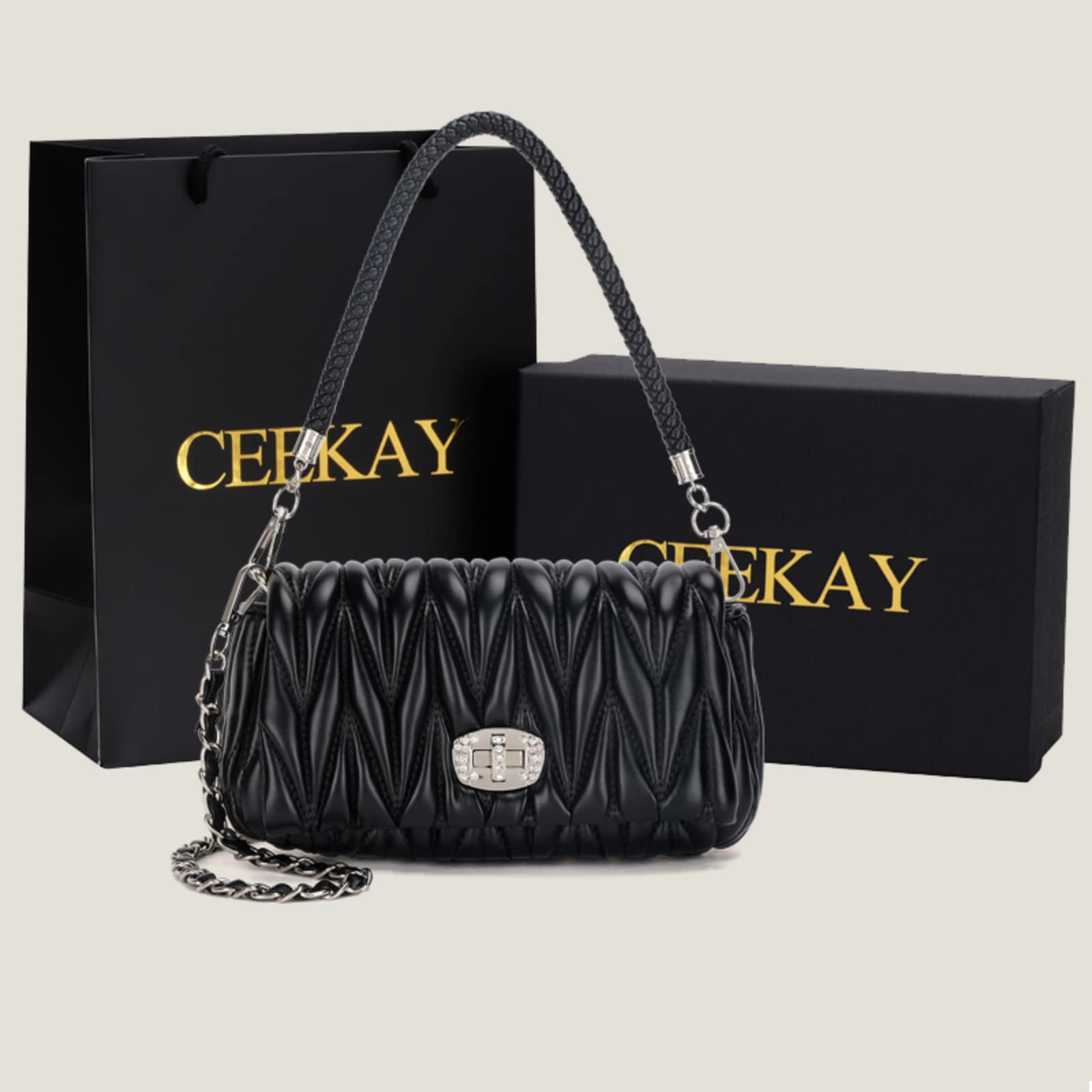 Amazon.co.jp: CEEKAY ショルダーバッグ 斜めがけ レディース
