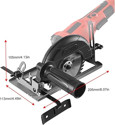 Miniatura 8 de Soporte de amoladora angular ajustable de 45 grados, soporte de corte preciso, soporte fijo con regla guía para máquina 100-125 herramienta casera