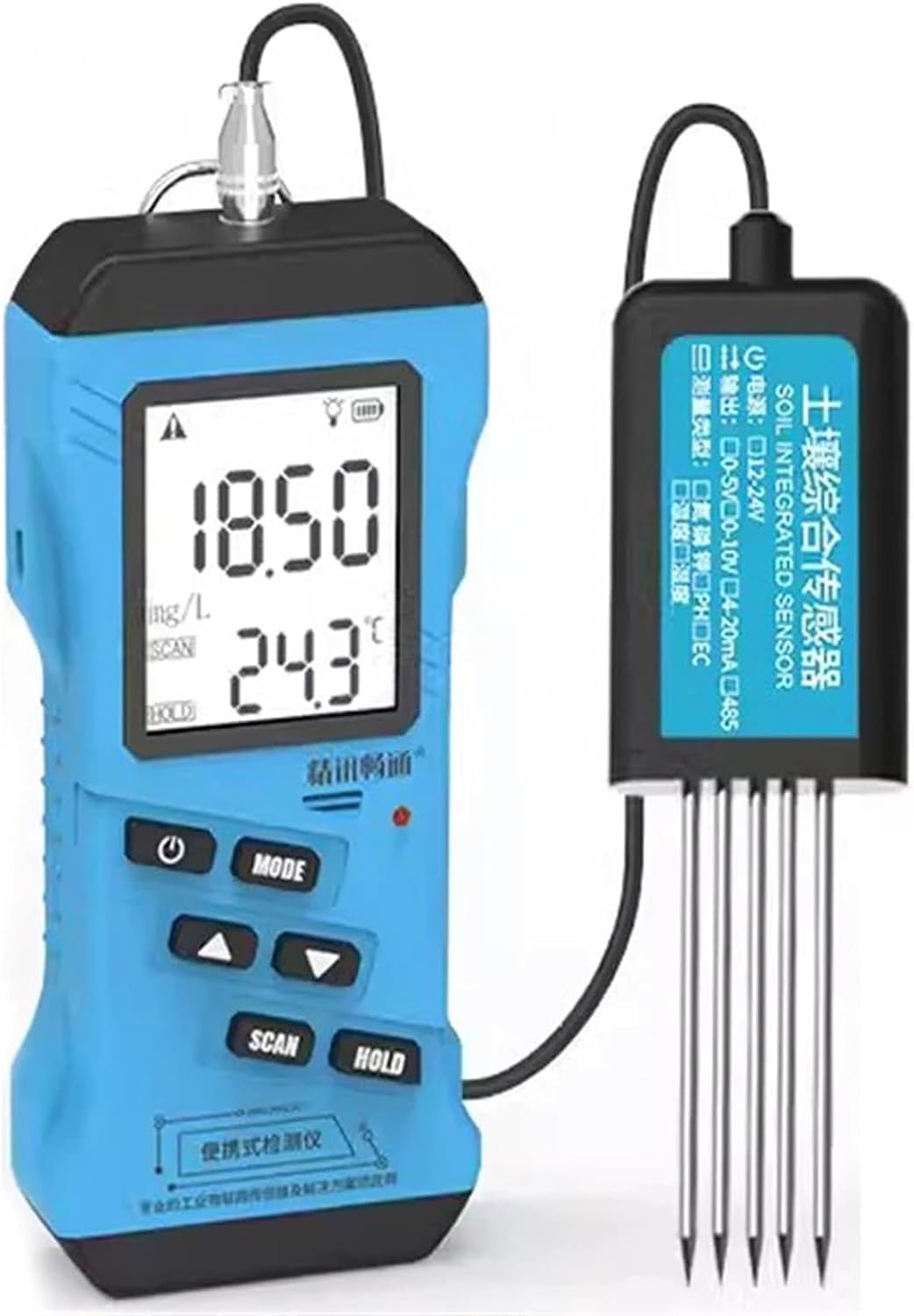 Bodenuntersuchung 7 In 1 Schnelltester Für Den Boden, Stickstoff, Phosphor, Kalium Npk, Ph-Tester, Feuchtigkeitstester, Nährstoffleitfähigkeit, Ec-messgerät Verstehen Sie Die Bodenfruchtbar