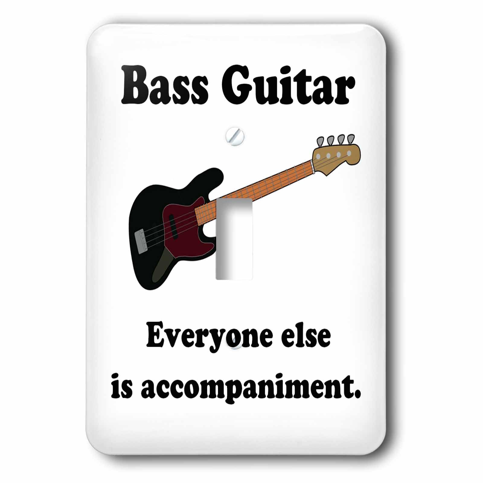 Guitare basse interrupteur deco pour bureaux modernes et studios