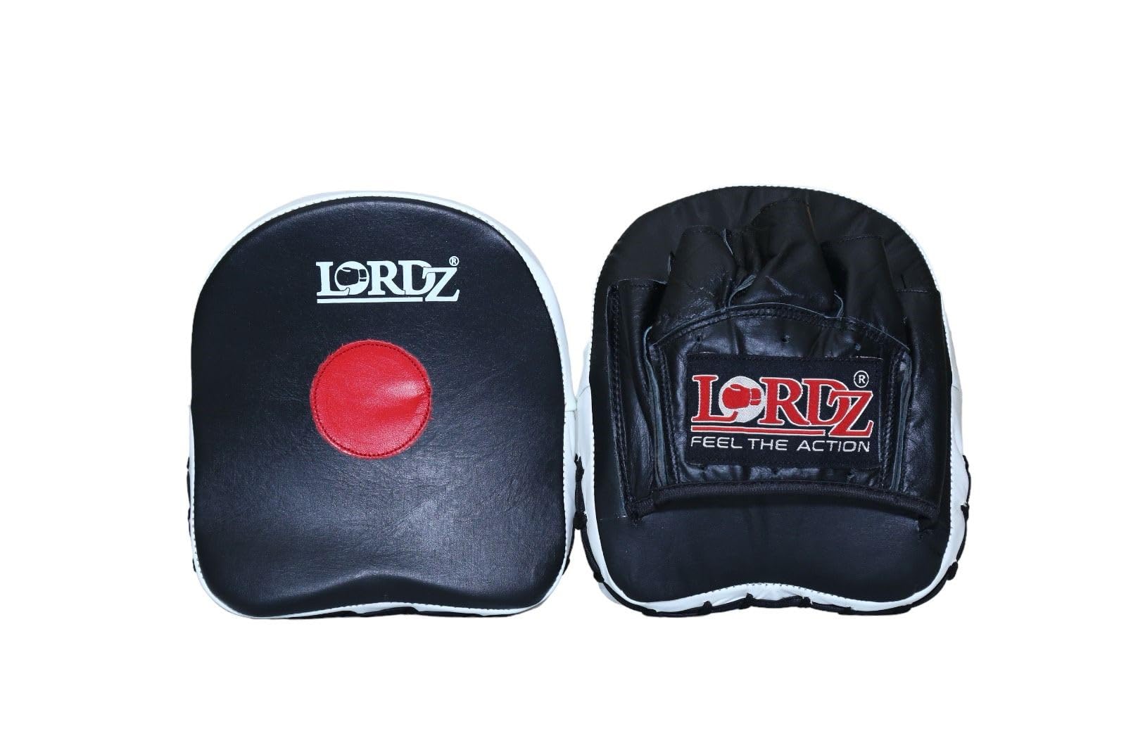 Lordz Cuban Focus Genuine Leather Construction | Light Weight Impact Absorbing Padding | Comfortable Hand Position Pad | Black Color (B0D37VSMJL) Amazon Price History, Amazon Price Tracker
