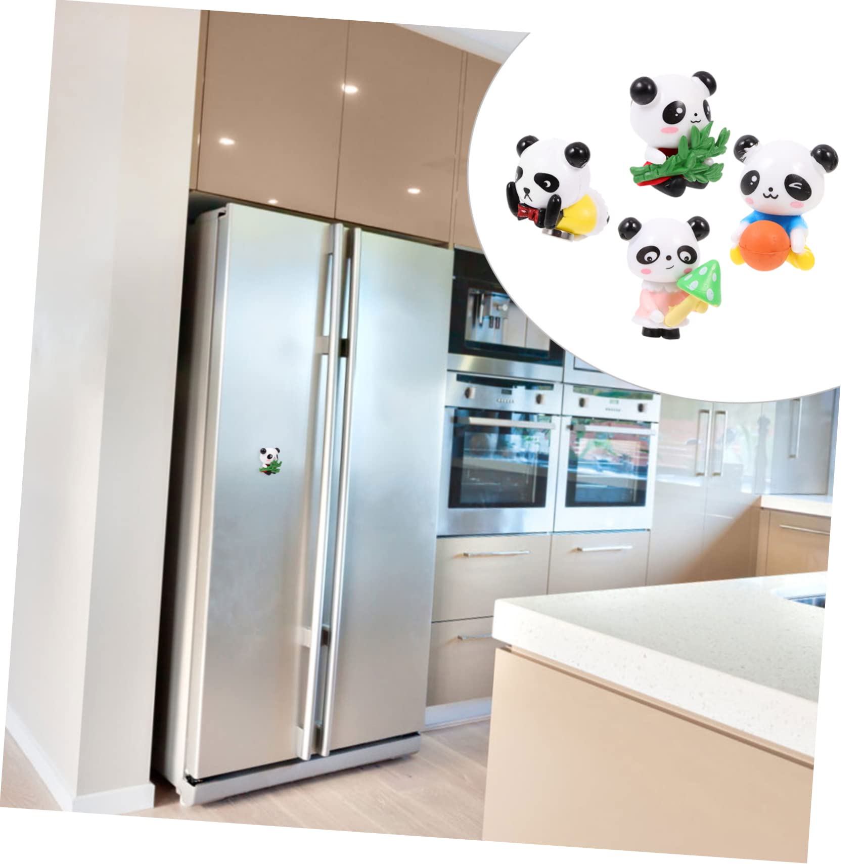 TOPBATHY 20 Pz Calamita da Panda calamite adesivi magneti da ufficio per congelare magneti da regali Decorazione della cucina pvc