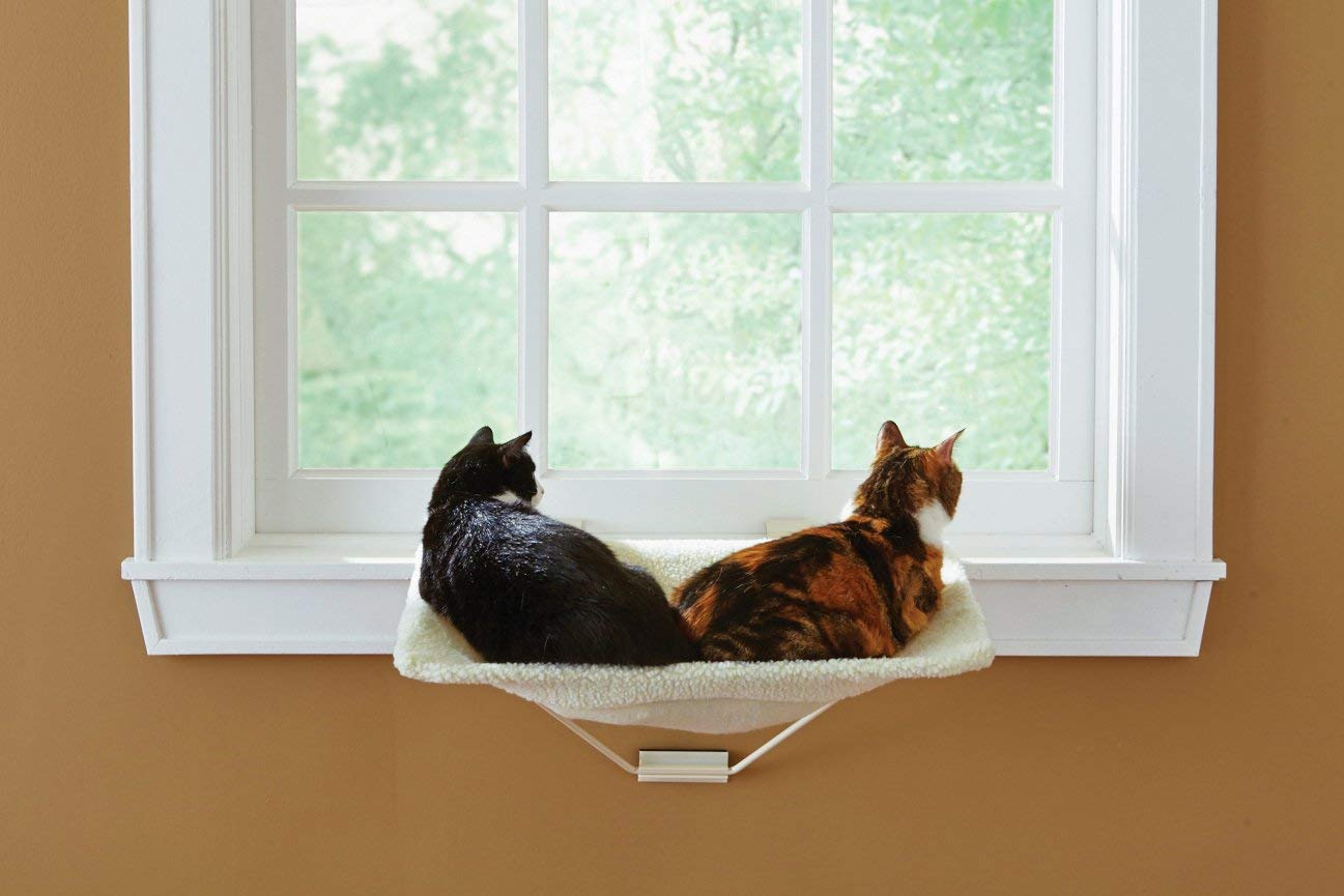 Prevue Pet Products TabbyNapper Perchoir de lit pour Chat Facile à Monter pour fenêtre, Aucun Outil nécessaire